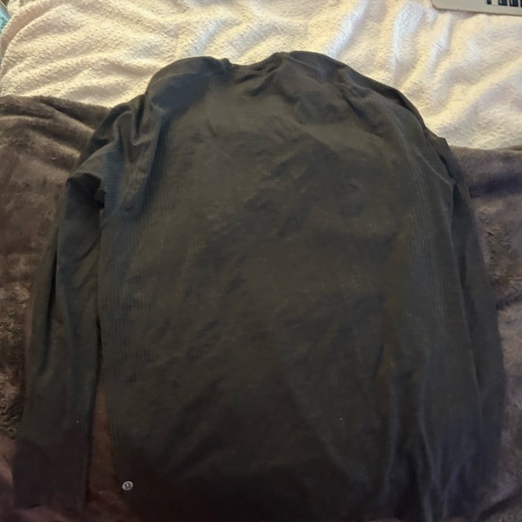 lululemon athletica Dark Gray Long Sleeve Shirt - Picture 2 of 2